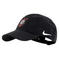 Unisex Nike Black Corinthians Bozz Club Adjustable Hat