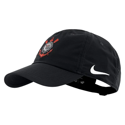 Unisex Nike Black Corinthians Bozz Club Adjustable Hat