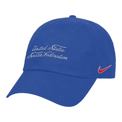 Unisex Nike Royal USWNT Club Adjustable Hat