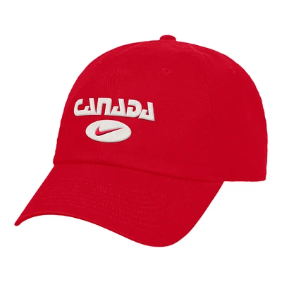 Unisex Nike Red Canada Soccer Club Adjustable Hat