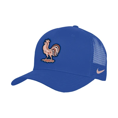 Unisex Nike Blue France National Team Rise Adjustable Trucker Hat