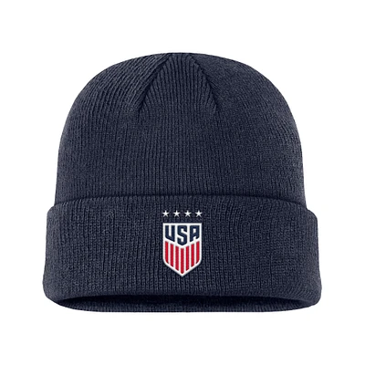 Unisex Nike Navy USWNT Terra Cuffed Knit Hat