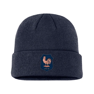 Unisex Nike Navy France National Team Terra Cuffed Knit Hat