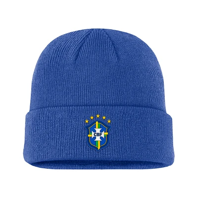 Unisex Nike Royal Brazil National Team Terra Cuffed Knit Hat