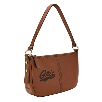Fossil  Montana Grizzlies Jolie Leather Crossbody Bag