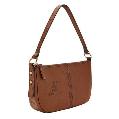 Fossil  Brown Bears Jolie Leather Crossbody Bag