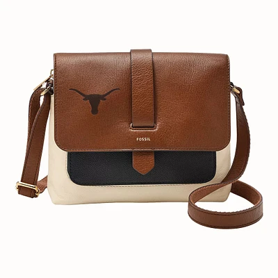Fossil Texas Longhorns Kinley Leather Small Crossbody Bag