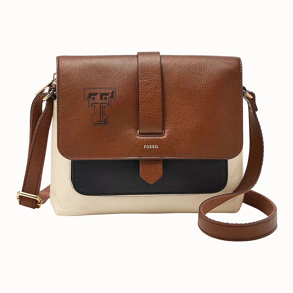 Fossil Texas Tech Red Raiders Kinley Leather Small Crossbody Bag