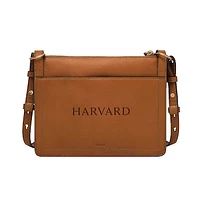 Fossil  Harvard Crimson Taryn Leather Crossbody Bag
