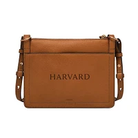 Fossil  Harvard Crimson Taryn Leather Crossbody Bag