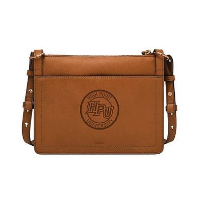 Fossil  High Point Panthers Taryn Leather Crossbody Bag