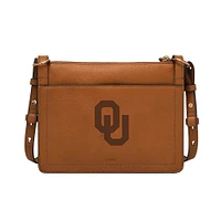 Fossil  Oklahoma Sooners Taryn Leather Crossbody Bag