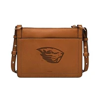 Fossil  Oregon State Beavers Taryn Leather Crossbody Bag