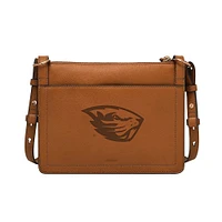 Fossil  Oregon State Beavers Taryn Leather Crossbody Bag