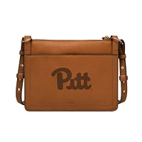 Fossil  Pitt Panthers Taryn Leather Crossbody Bag