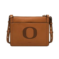 Fossil  Oregon Ducks Taryn Leather Crossbody Bag
