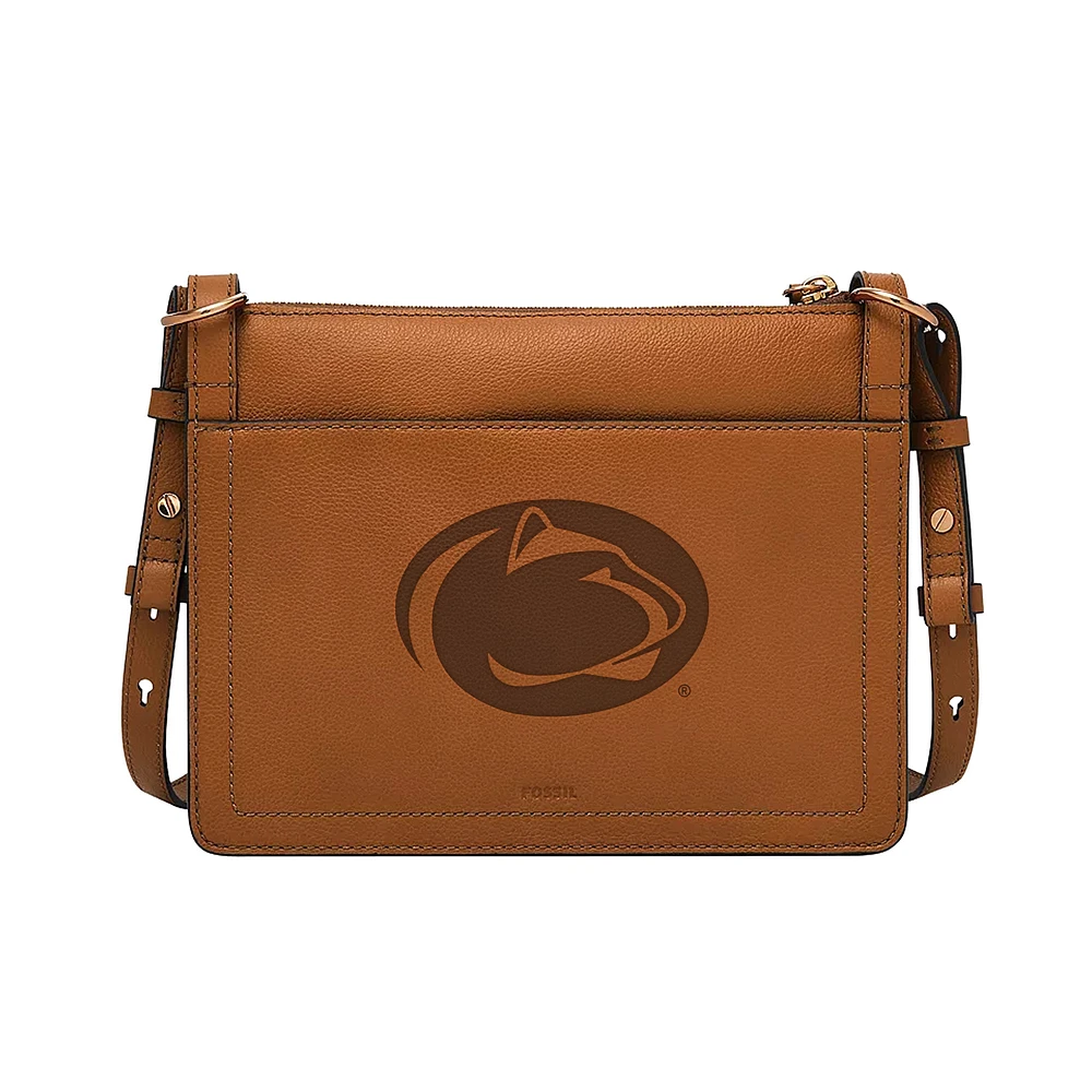 Fossil Penn State Nittany Lions Taryn Leather Crossbody Bag