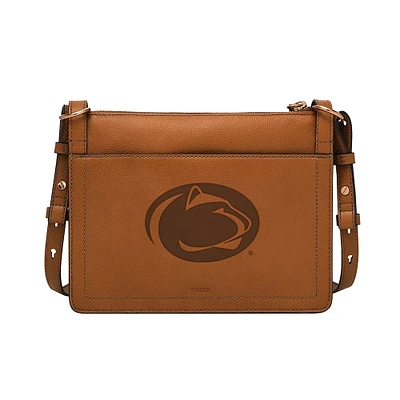 Fossil  Penn State Nittany Lions Taryn Leather Crossbody Bag