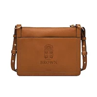 Fossil  Brown Bears Taryn Leather Crossbody Bag