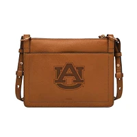 Fossil  Auburn Tigers Taryn Leather Crossbody Bag