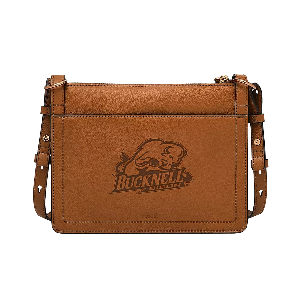 Fossil Bucknell Bison Taryn Leather Crossbody Bag