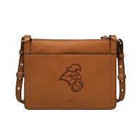 Fossil  Coastal Carolina Chanticleers Taryn Leather Crossbody Bag