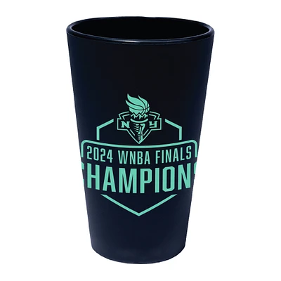 WinCraft New York Liberty 2024 WNBA Finals Champions 16oz. Silicone Pint Glass