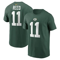 Men's Nike Jayden Reed Green Bay Packers Name & Number T-Shirt