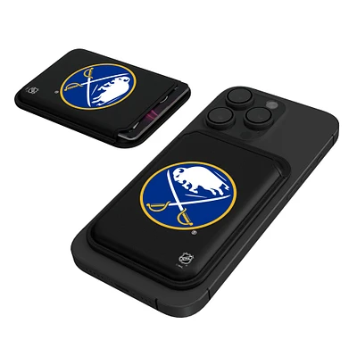 Keyscaper  Black Buffalo Sabres Magnetic Credit Card Wallet
