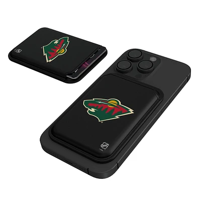 Keyscaper  Black Minnesota Wild Magnetic Credit Card Wallet