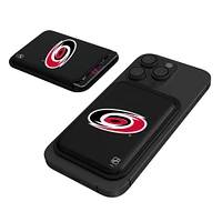 Keyscaper  Black Carolina Hurricanes Magnetic Credit Card Wallet