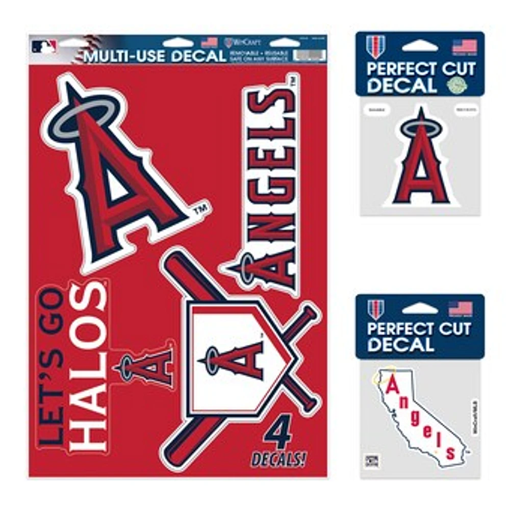 WinCraft Los Angeles Angels Decal Variety Pack