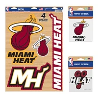 WinCraft Miami Heat Decal Variety Pack