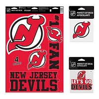 WinCraft New Jersey Devils Decal Variety Pack