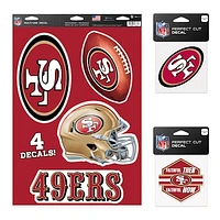 WinCraft San Francisco 49ers Decal Variety Pack