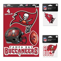 WinCraft Tampa Bay Buccaneers Decal Variety Pack