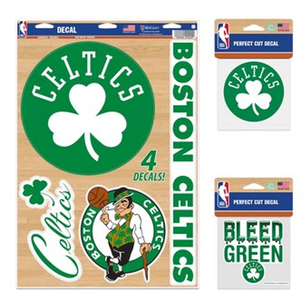 WinCraft Boston Celtics Decal Variety Pack