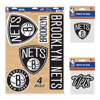 WinCraft Brooklyn Nets Decal Variety Pack