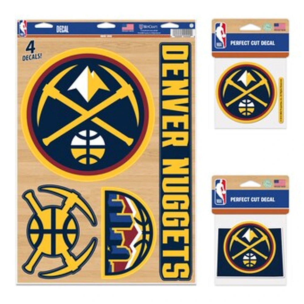 WinCraft Denver Nuggets Decal Variety Pack