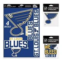 WinCraft St. Louis Blues Decal Variety Pack