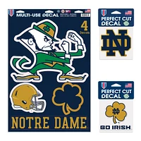 WinCraft Notre Dame Fighting Irish Decal Variety Pack