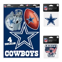 WinCraft Dallas Cowboys Decal Variety Pack