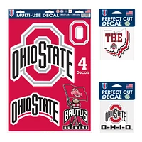 WinCraft Ohio State Buckeyes Decal Variety Pack