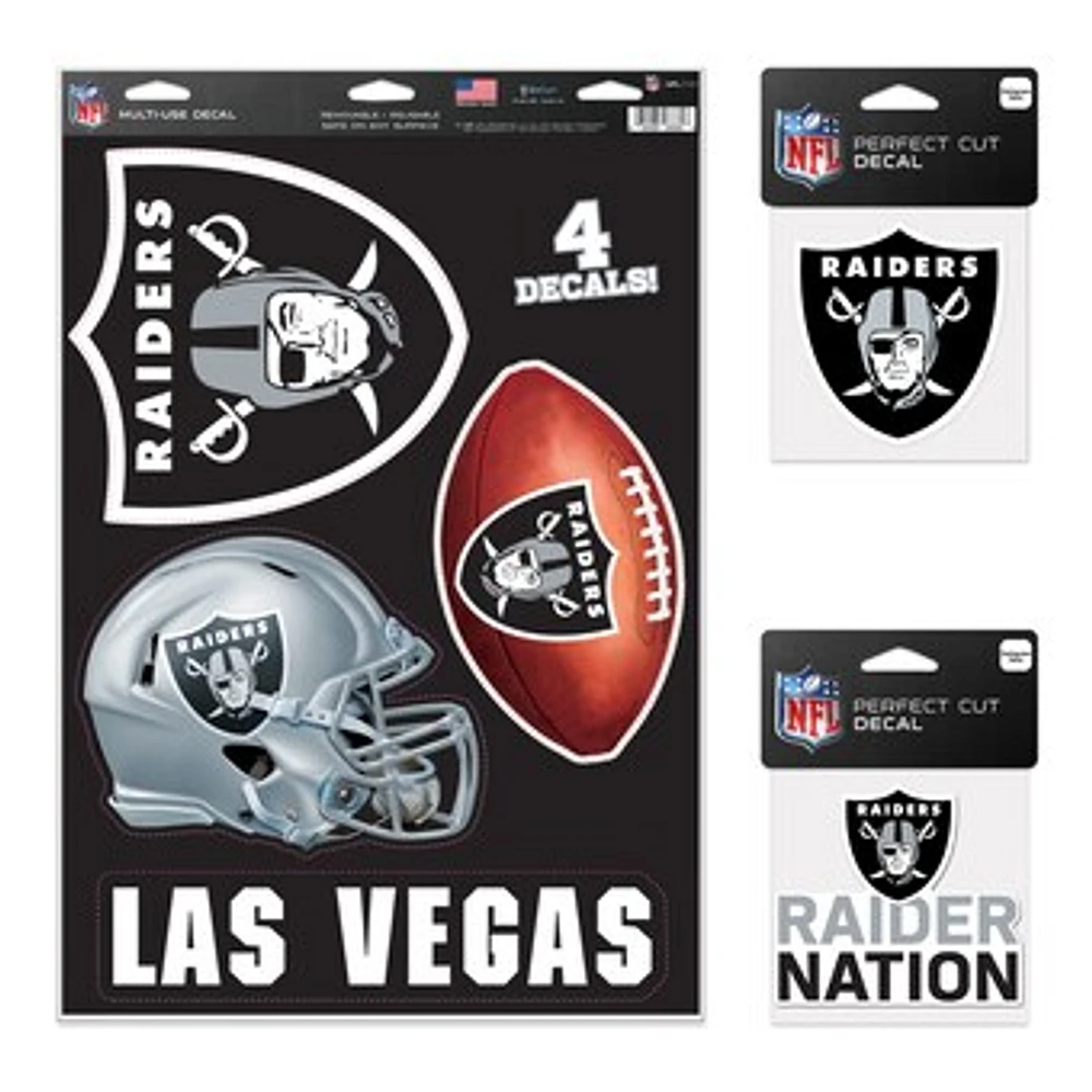 WinCraft Las Vegas Raiders Decal Variety Pack