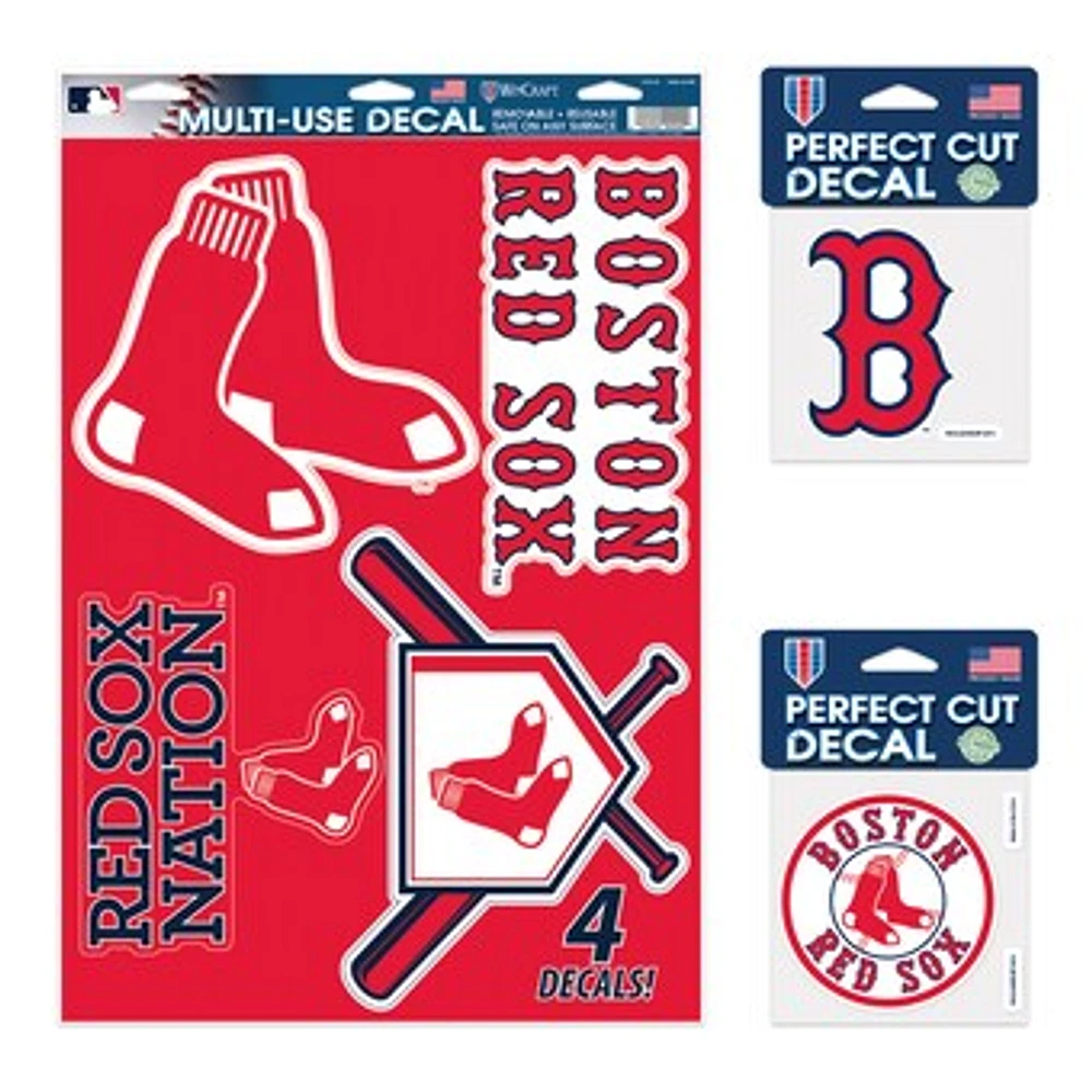 WinCraft Boston Red Sox Decal Variety Pack