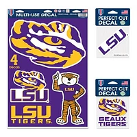 WinCraft LSU Tigers Decal Variety Pack