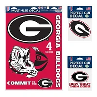 WinCraft Georgia Bulldogs Decal Variety Pack