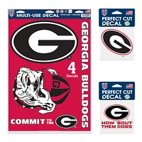 WinCraft Georgia Bulldogs Decal Variety Pack