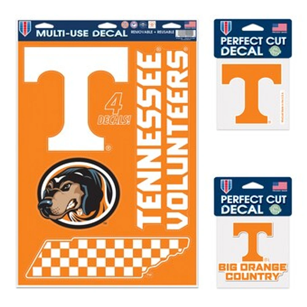 WinCraft Tennessee Volunteers Decal Variety Pack