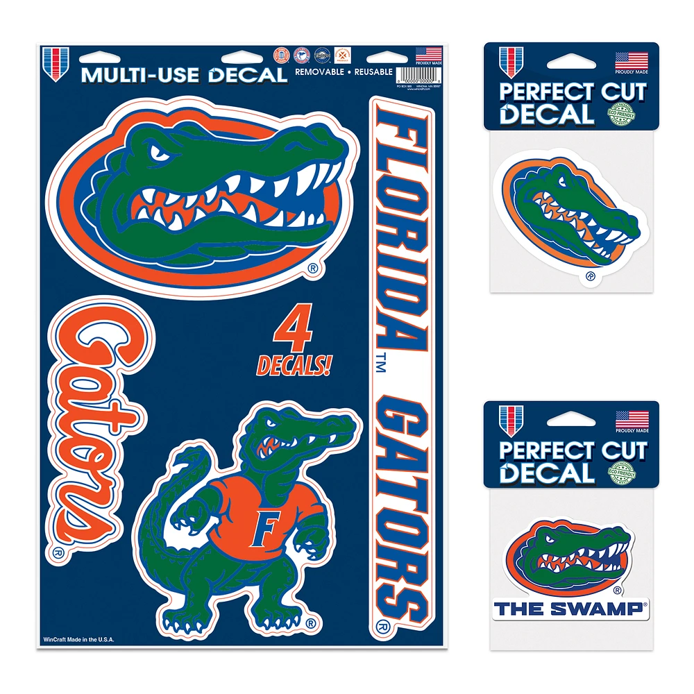 WinCraft Florida Gators Decal Variety Pack